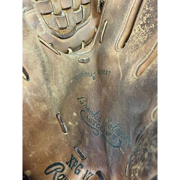 Rawlings Leather Baseball Glove Brooks Robinson Deep Well Pocket XPG-17 - Picture 6 of 10